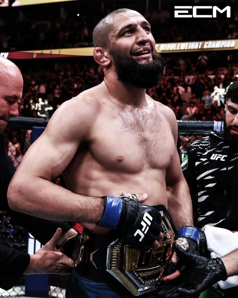 Khamzat Chimaev trở thành nhà vô địch