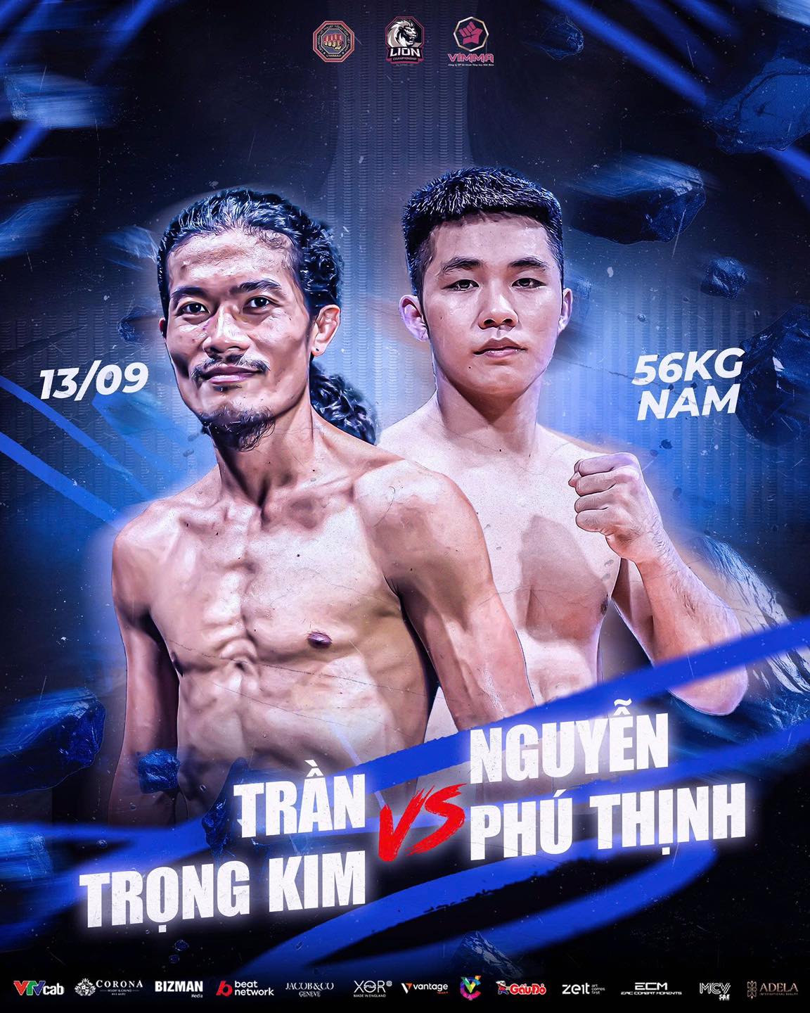 Trọng Kim và Phú Thịnh ở hạng 56kg