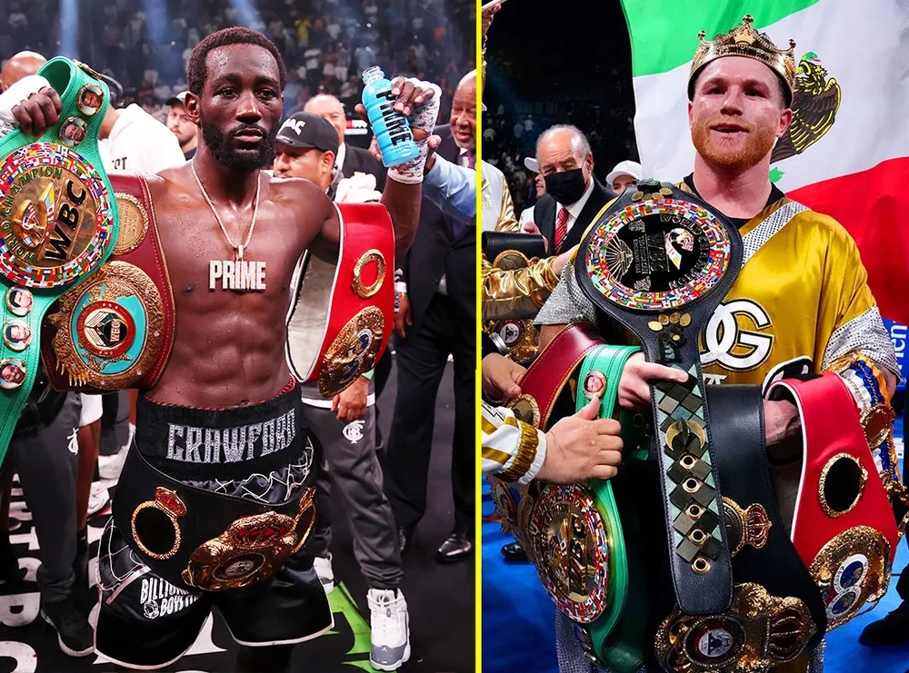 Terence Crawford và Canelo Alvarez