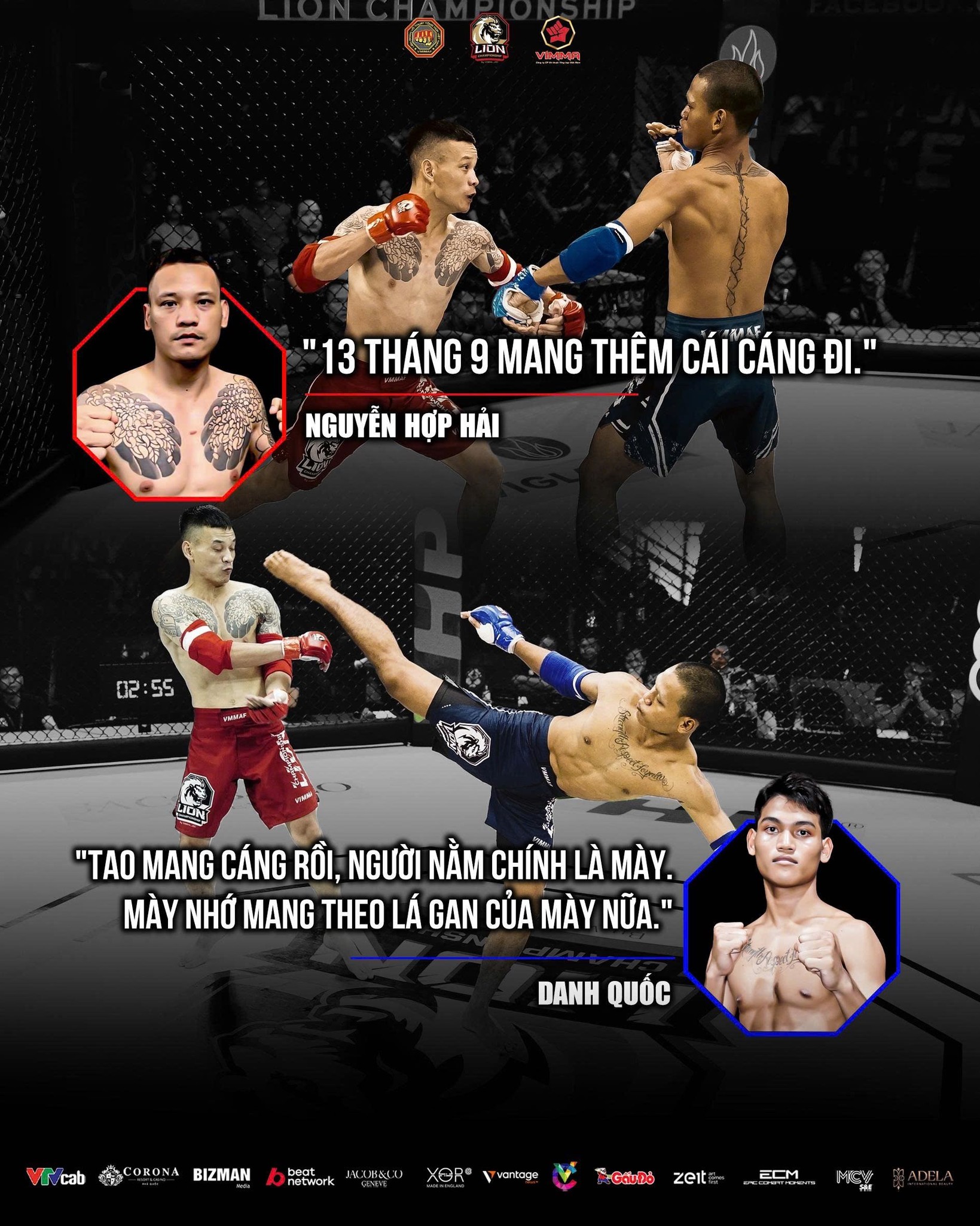 Danh Quốc và Hợp Hải "cà khịa" lẫn nhau